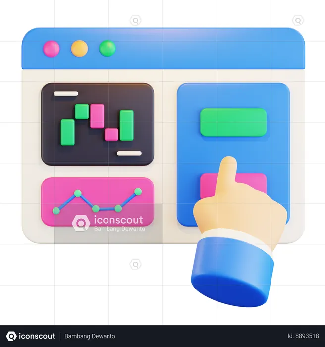 Trading Plan  3D Icon