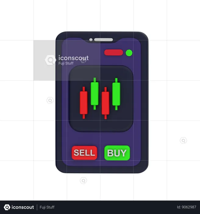 Trading Platform  3D Icon