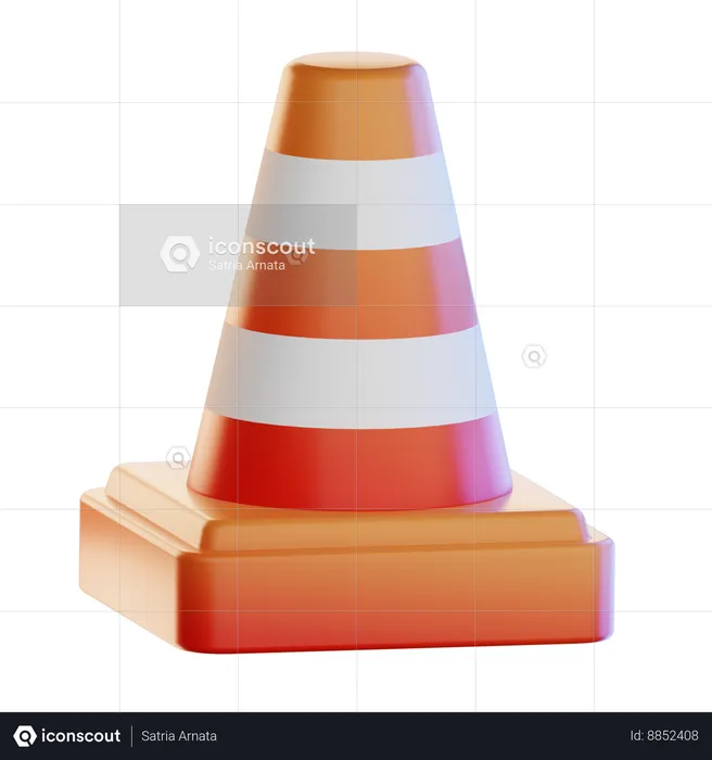 Traffic barrier  3D Icon