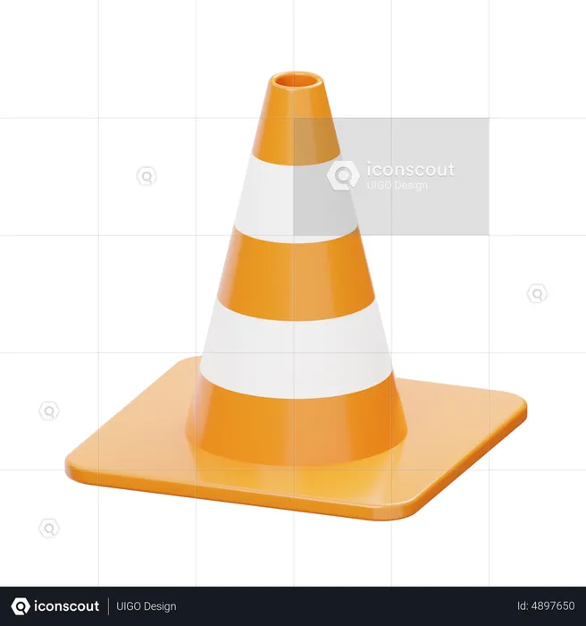 Traffic Cone  3D Icon