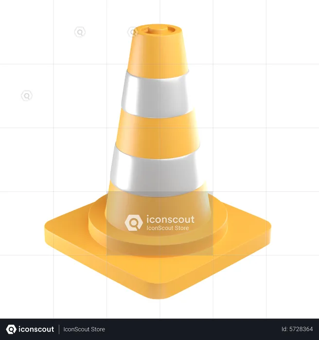 Traffic Cone  3D Icon