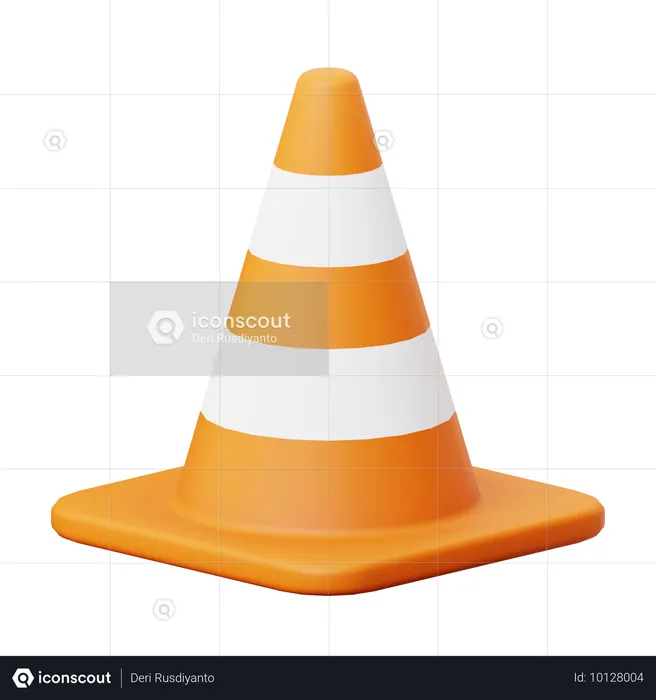 Traffic cone  3D Icon