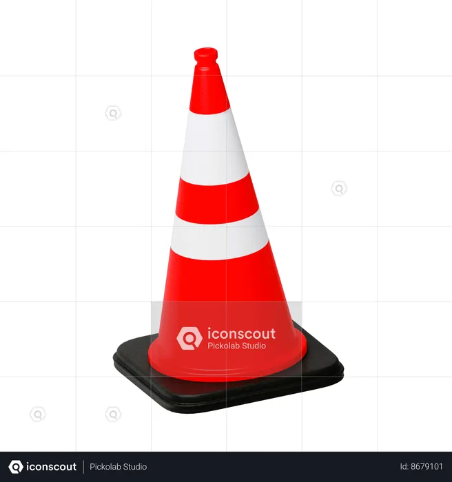 Traffic cone  3D Icon