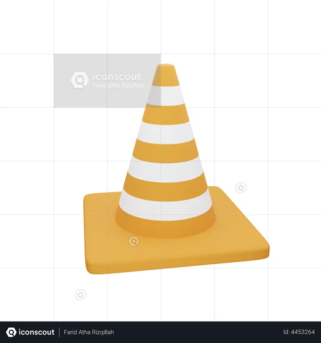 Traffic cone  3D Illustration