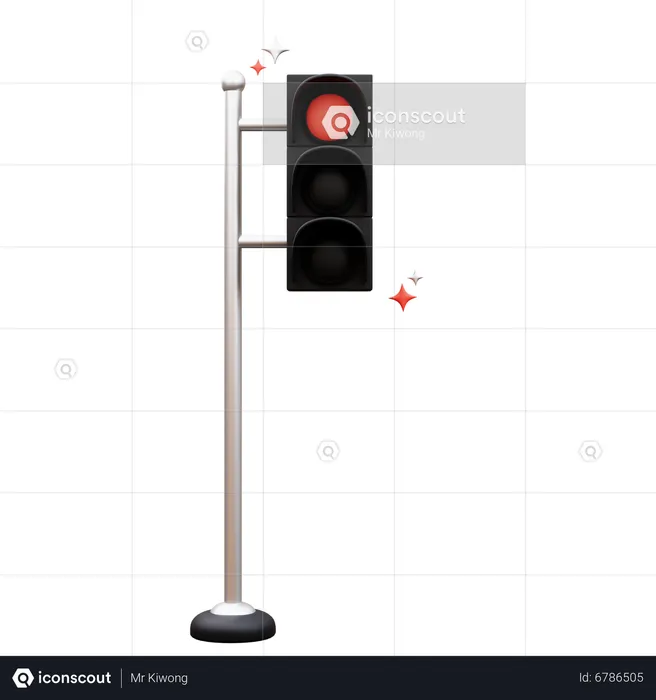 Traffic Light  3D Icon