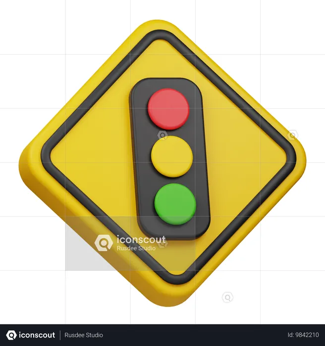 Traffic Light  3D Icon