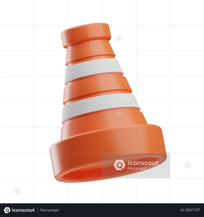 Traffice Cone  3D Icon