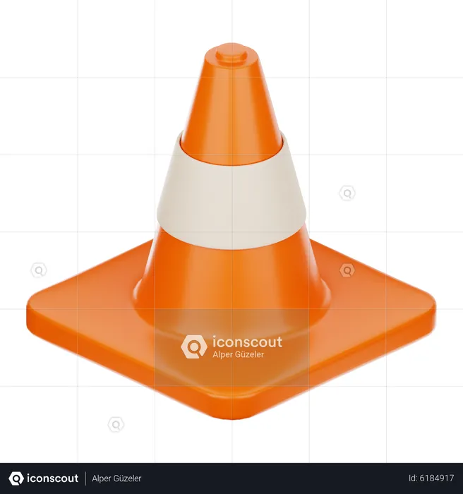 Traffice Cone  3D Icon