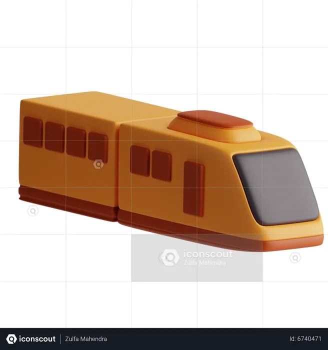 Train  3D Icon