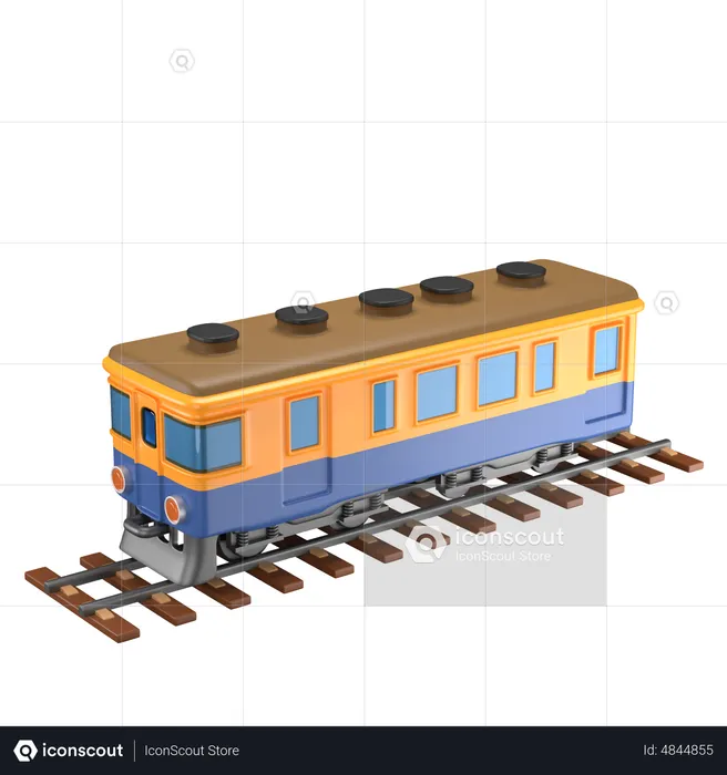 Train  3D Icon