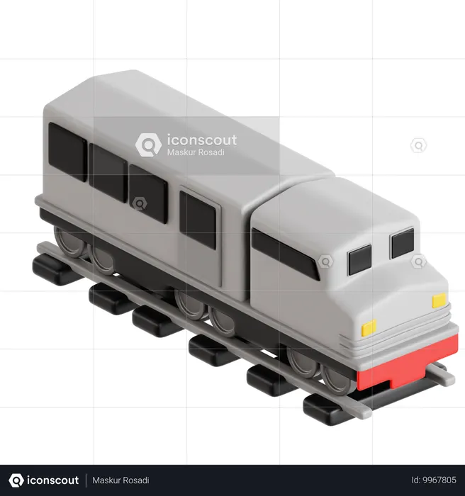 Train  3D Icon