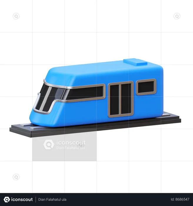 Train  3D Icon