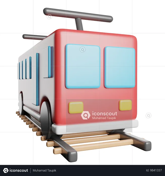 Train  3D Icon