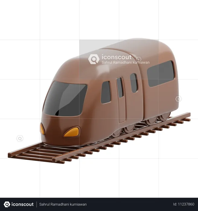 Train  3D Icon