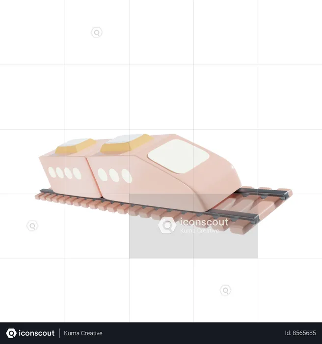 Train  3D Icon