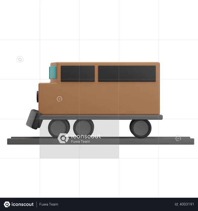Train  3D Illustration