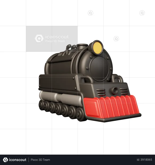 Train  3D Illustration