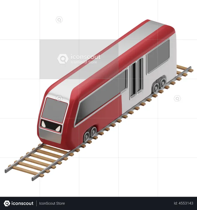 Train  3D Icon