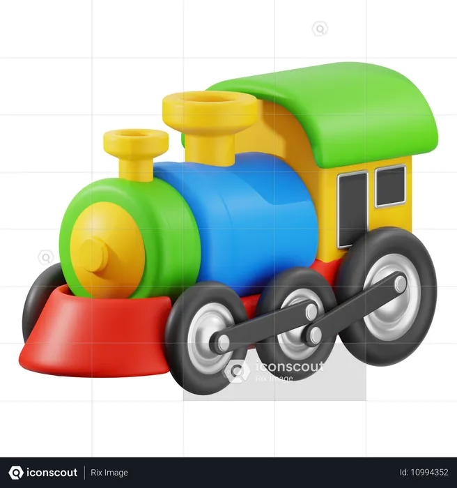 Train jouet  3D Icon