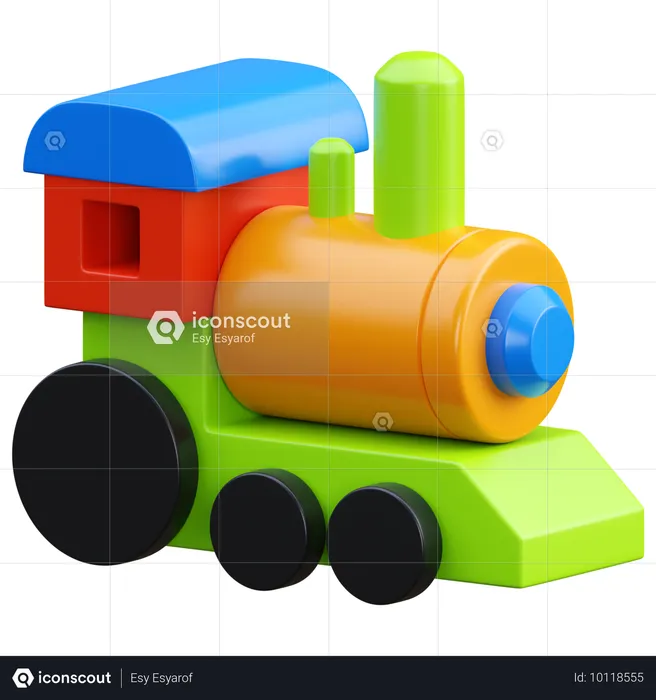 Train Toys  3D Icon