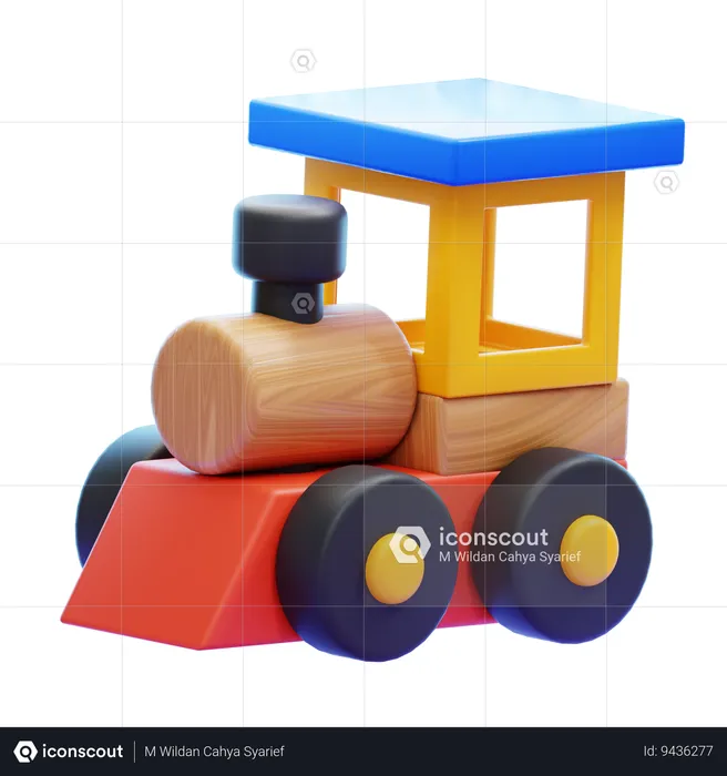 TRAIN TOYS  3D Icon