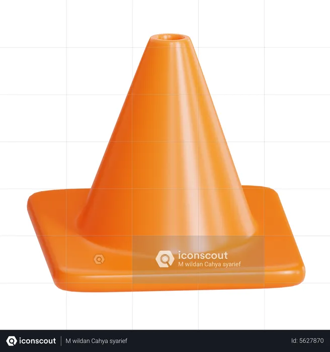 TRAINING CONE  3D Icon