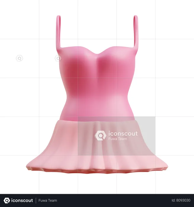 Traje de ballet  3D Icon