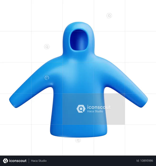 Traje de materiales peligrosos  3D Icon