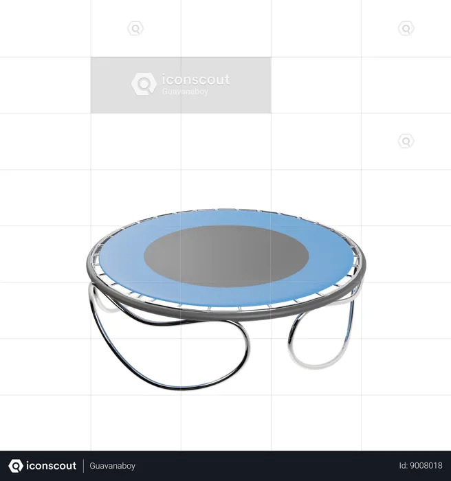 Trampolín  3D Icon