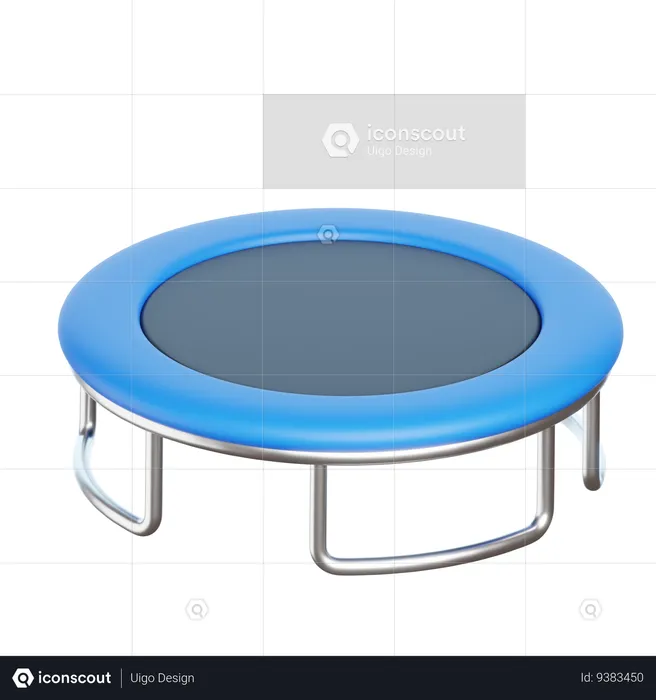 Trampolín  3D Icon