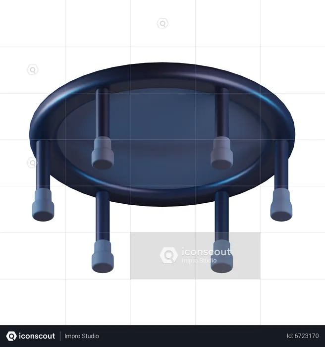 Trampolín  3D Icon