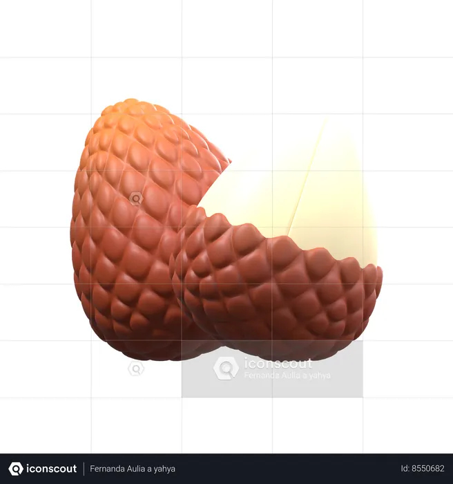 Tranches de fruit du serpent  3D Icon