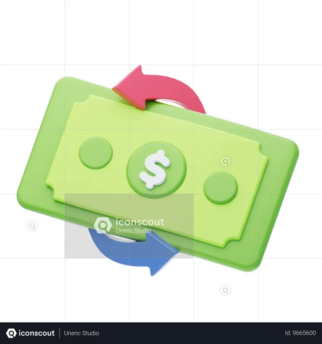 Transação  3D Icon