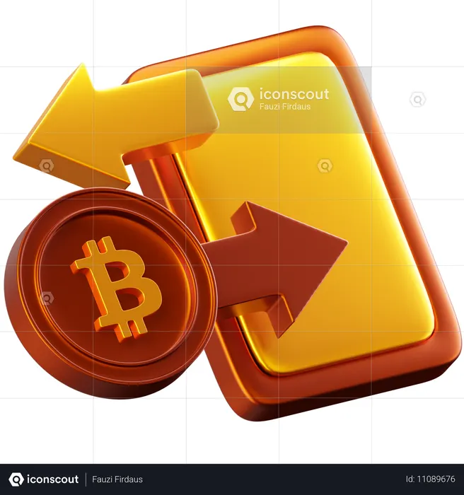 Transação  3D Icon