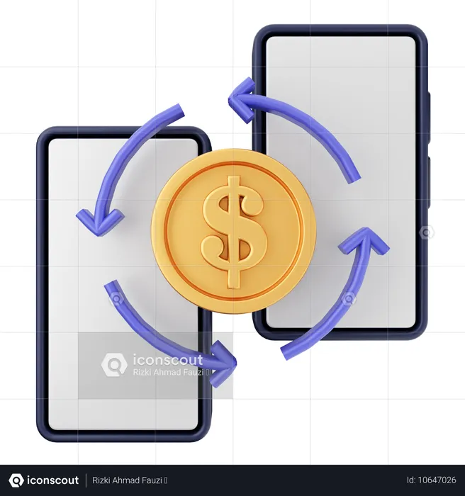 Pagamento de transação  3D Icon