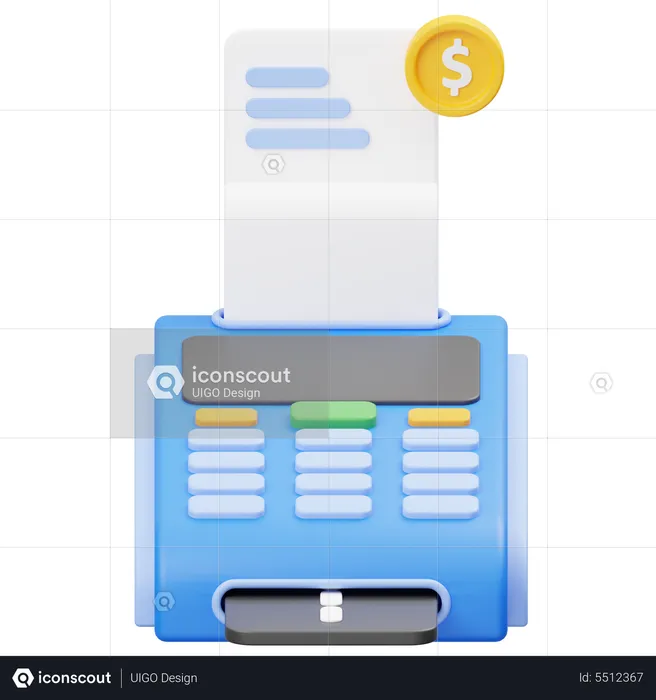 Operação de pagamento  3D Icon