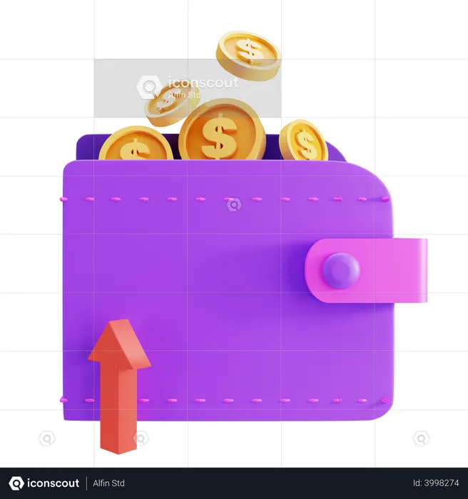 Transação de resultado  3D Illustration