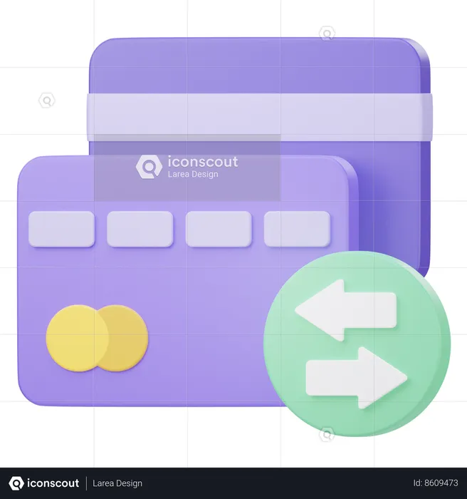 Transaction  3D Icon