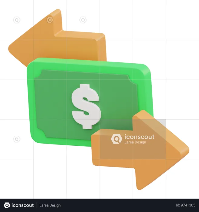 Transaction  3D Icon