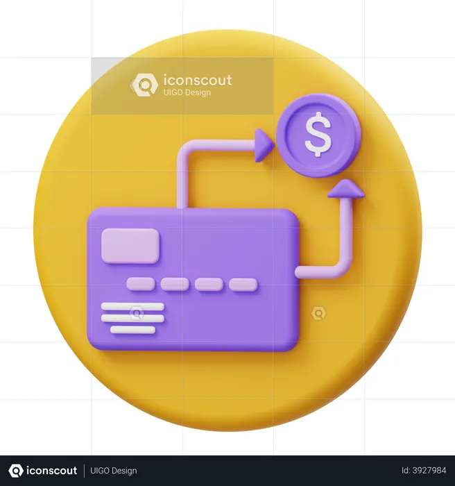 Transaction  3D Illustration