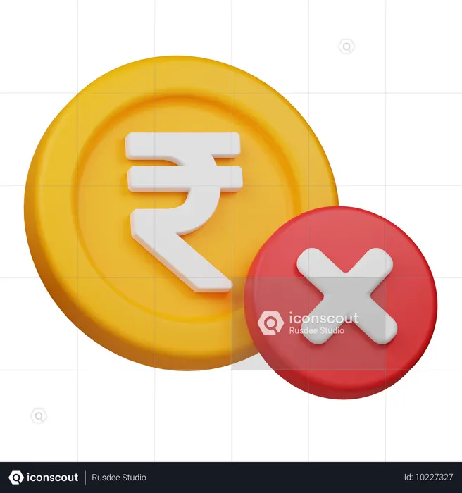 Transaction Cancel  3D Icon