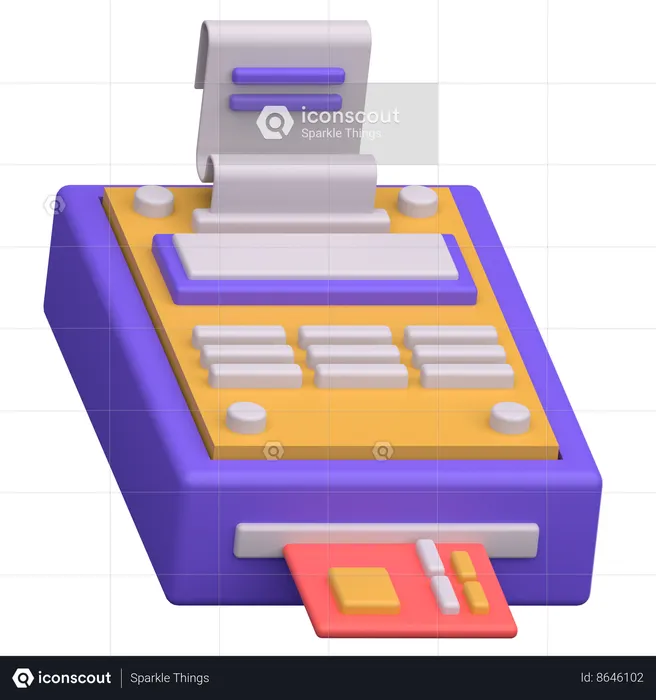 Transaction de paiement  3D Icon