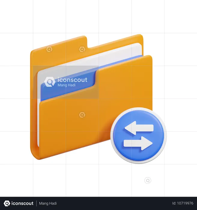 Transaction Folder  3D Icon