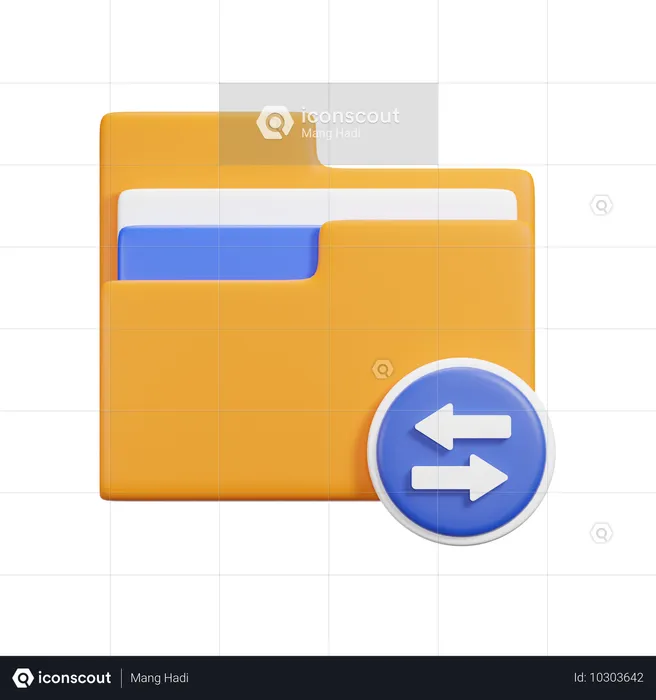 Transaction Folder  3D Icon