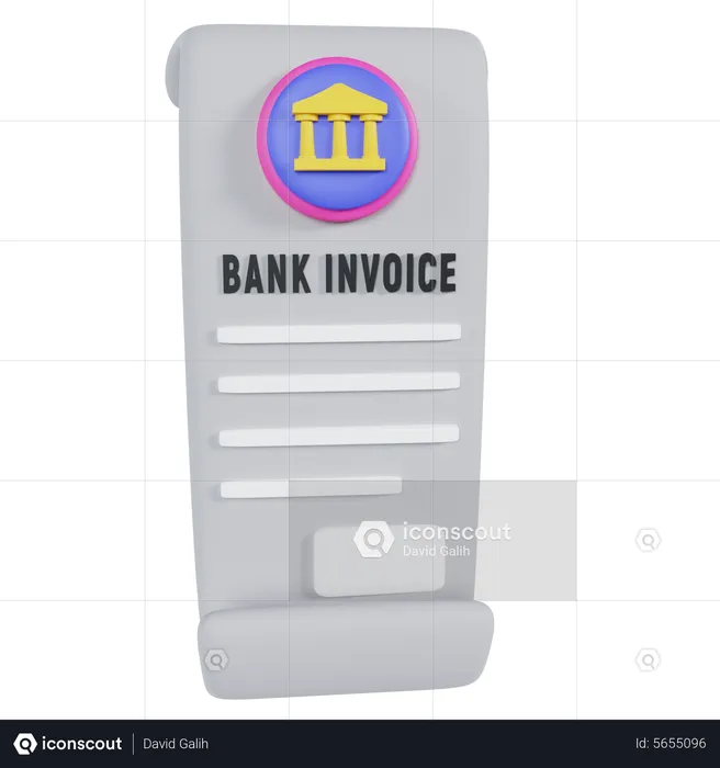 Transaction Invoice  3D Icon
