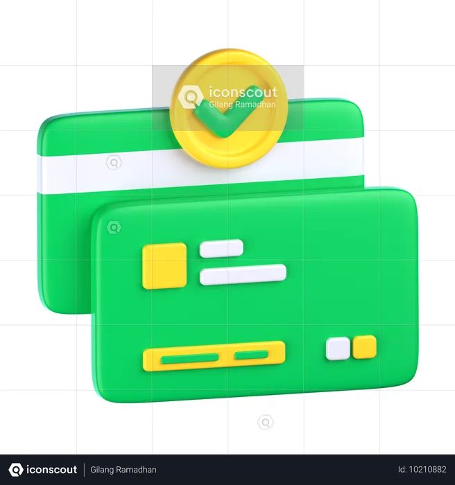 Réussite de la transaction  3D Icon