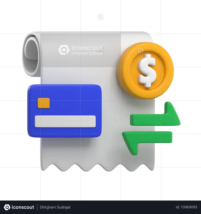 Transaktion  3D Icon