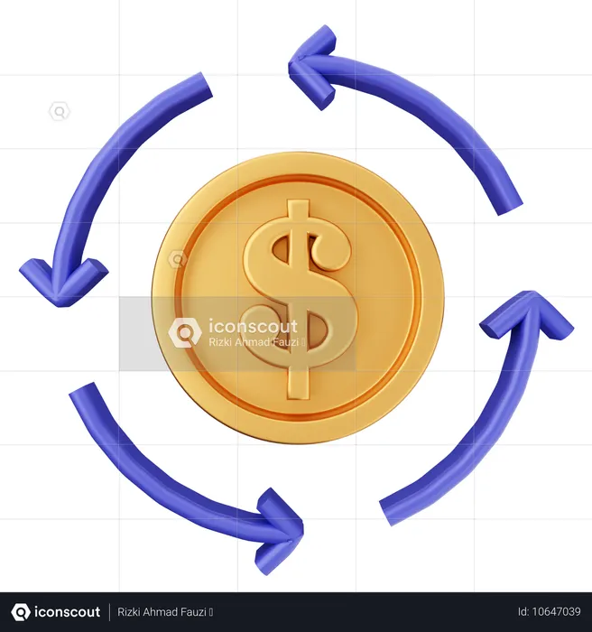 Transcation Payment  3D Icon