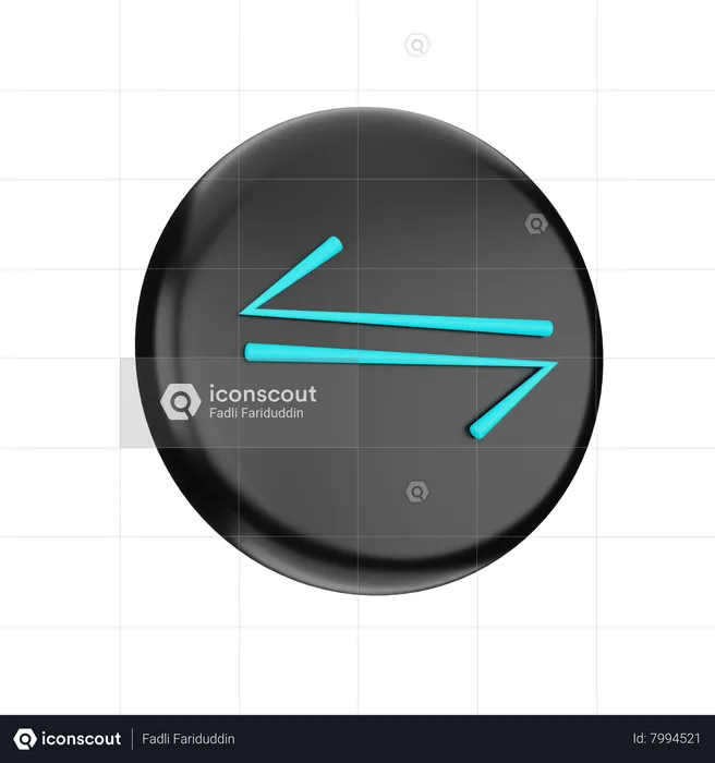 Transfer Arrow  3D Icon