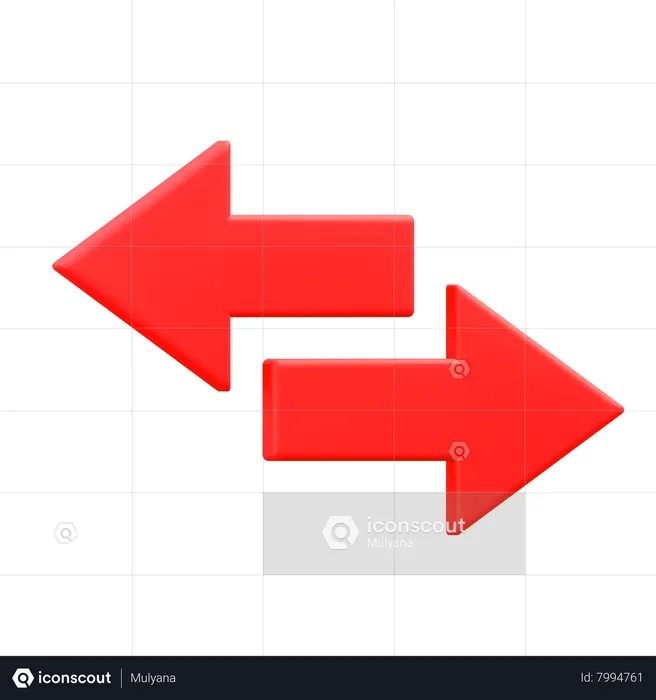 Transfer Arrow  3D Icon